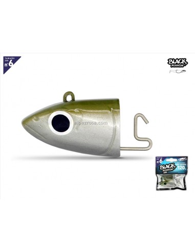 BLACK MINNOW CABEZA PLOMADA  120 G