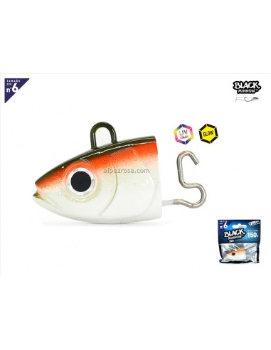 BLACK MINNOW  CABEZA PLOMADA N6 150...