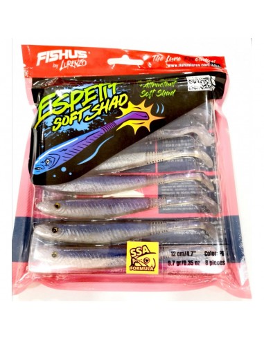 ESPETIT SOFT SHAD COLOR WSF